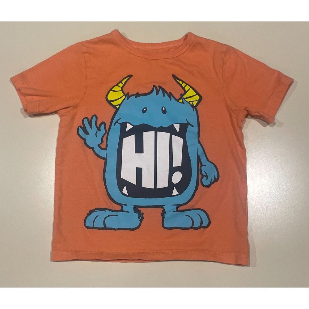 Childrens Place 2T Monster "HI" T Shirt